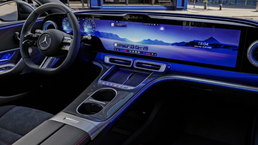 Viral: Mercedes-Benz revela el Clase C eléctrico, tiene una gran pantalla central