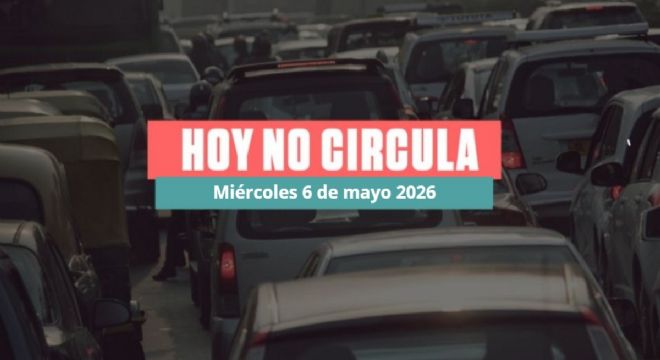 Hoy No Circula para este 6 de mayo 2026: CDMX y Edomex, estos son los autos que descansan